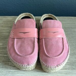 NWOT!!! JW ANDERSON Pink Suede Moccasins